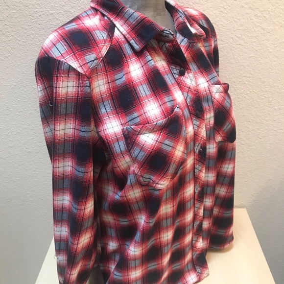 Eden&Olivia. Plaid Button Down Shirt.Modern Flannel. Warm, Soft. Comfy. … - Picture 2 of 13